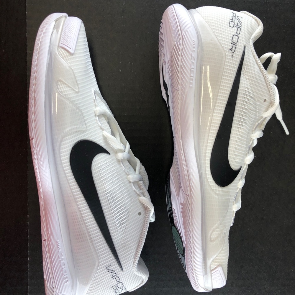 Nike Air Zoom Vapor Pro HC White Black Mens Sz 8 Women’s Sz 9.5 CZ0220-1… - Picture 9 of 12